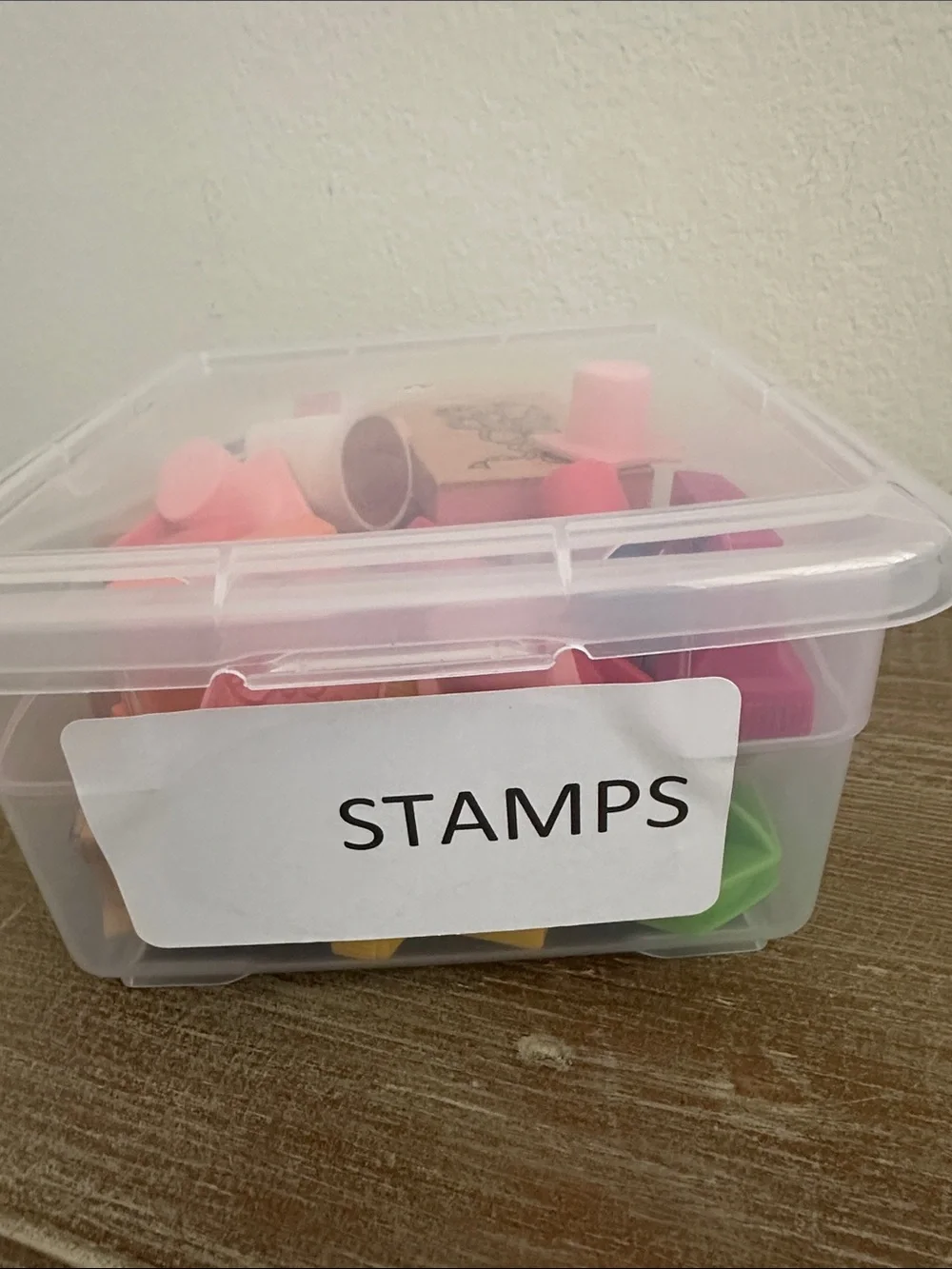 Assorted Kids Stamp Set in Pink, Red, Orange, Blue, Green, Purple
